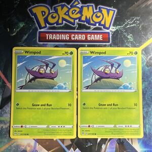 2x Pokemon TCG Darkness Ablaze Wimpod 017/189
